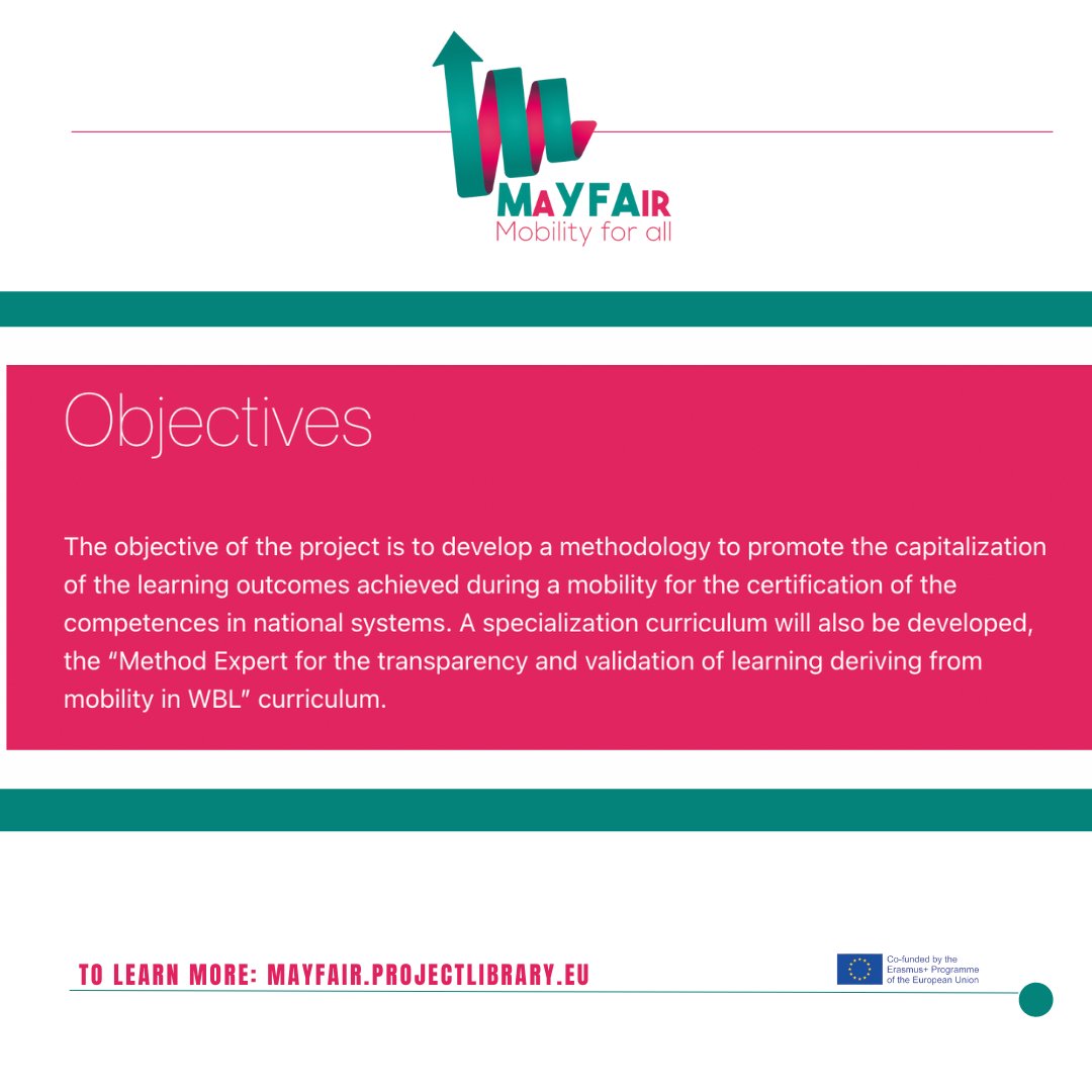 ABF_Network's tweet photo. #MAYFAIR

Here is an introduction on the objective of the Project
MAYFAIR!

#mobilityforall #EUProjects
#vocationalandeducationaltrainning #VET
#learningrecognition

#ABF #RethinkingLearning https://t.co/4XeX3P9g3g