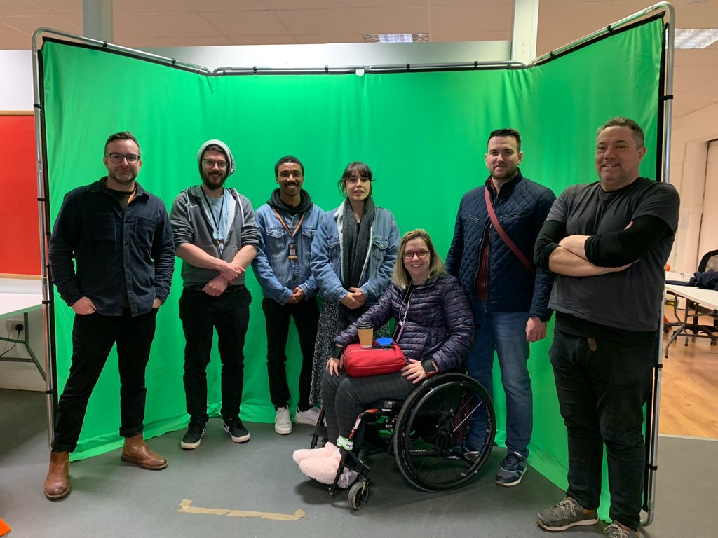 boomsatsuma's tweet photo. Last week we hosted representatives from SHARE, an international collaboration looking at good practice in education, training &amp; employment for people with disabilities. 📚 @KFTSeekers @LeonardCheshire https://t.co/jplWq004On