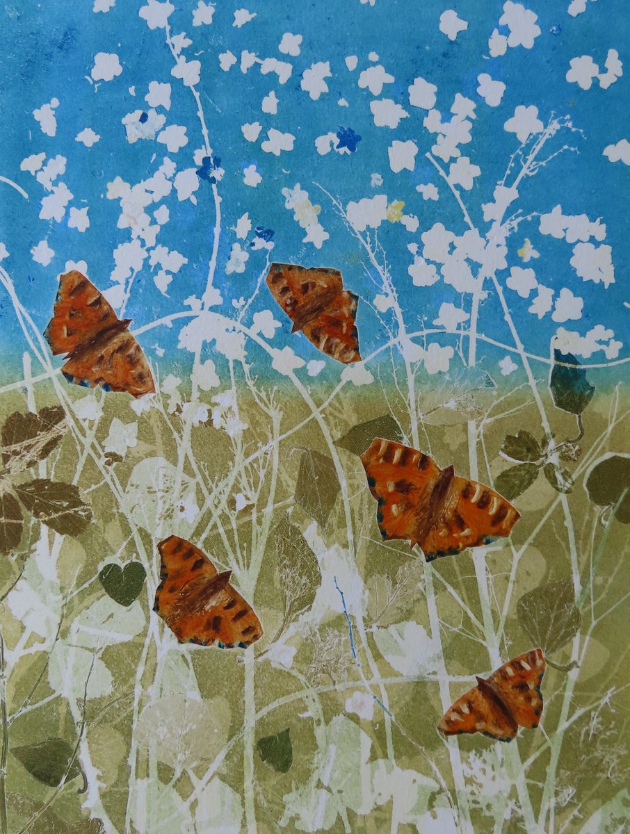 Another from the spring series of monoprints