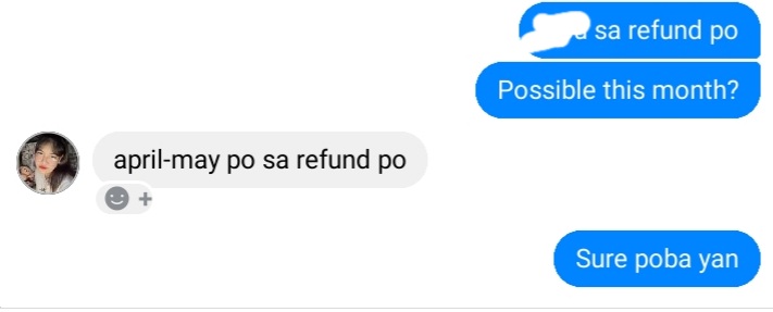 StarKShopPh's tweet photo. Eto po sabe abt sa refund https://t.co/OJIhaTSuMV