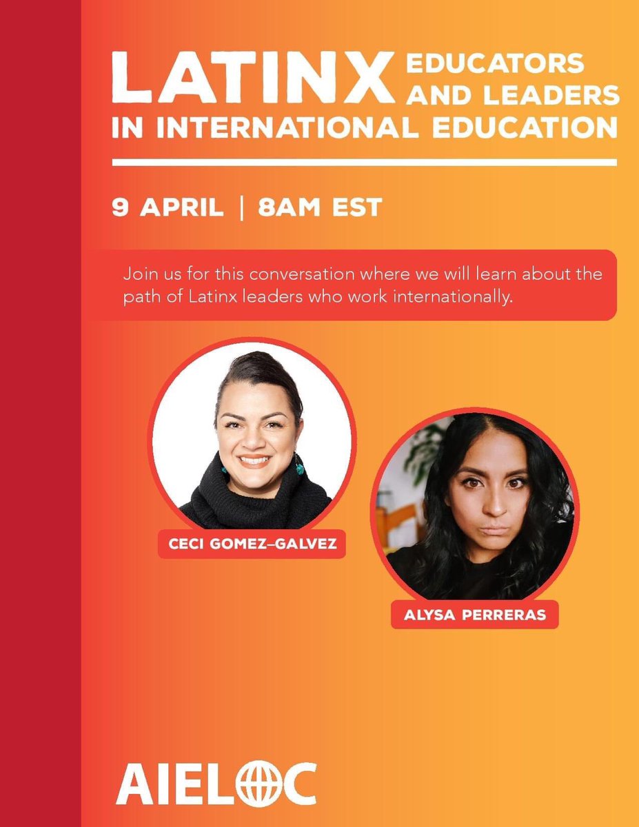 Join us on 9 April with <a href="/cecigomez_g/">Ceci Gomez-Galvez (she.her.ella)</a> 
and <a href="/PerrerasAlysa/">Alysa Perreras</a> #intlELOC 

us06web.zoom.us/meeting/regist…