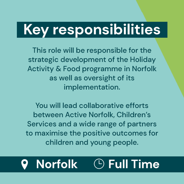 ActiveNorfolk's tweet photo. We're looking for individuals in Norfolk who are keen to make a difference to the lives of local young people. Could that be you?: https://t.co/VlpSzqQsFZ https://t.co/WAzpuvfzaR
