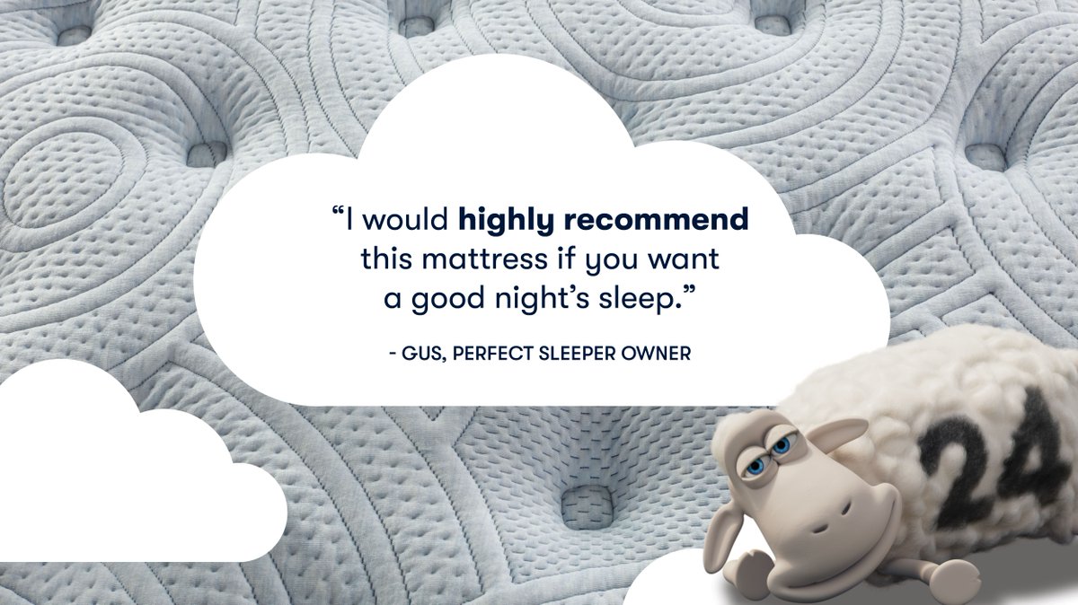 We love to hear how well our customers are sleeping. #PerfectSleeper