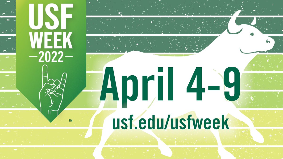 USFAthletics's tweet photo. Today marks the start of a fun week! Beginning at 6:30, join in some USF traditions at the MSC Amphitheater!
🔗: https://t.co/9D7ByDZHxd
#HornsUp🤘| #USFWeek https://t.co/1OrY6iVnXt
