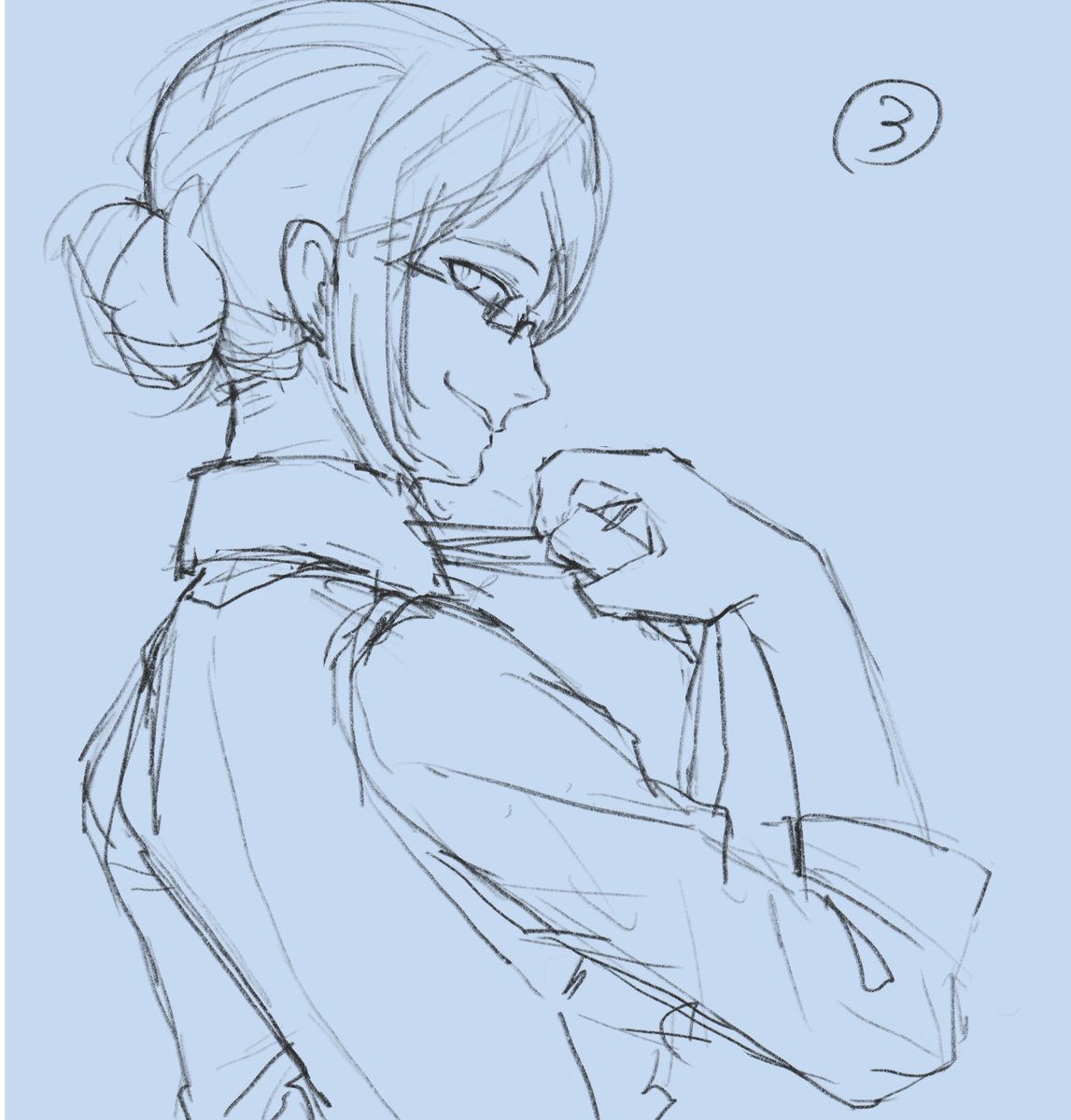 NijitoTheGame's tweet photo. the coffeebar yuto works at needed some new promo images;; but theyre all just pics of yuto;;;; theres not even coffee in these? he looks great tho you go bro! -nimura🐶

#indiegamedev #indiedev #gamedev #characterart #characterdesign #conceptart #sketch #rkgk #NIJITO https://t.co/rIRMYVSM44