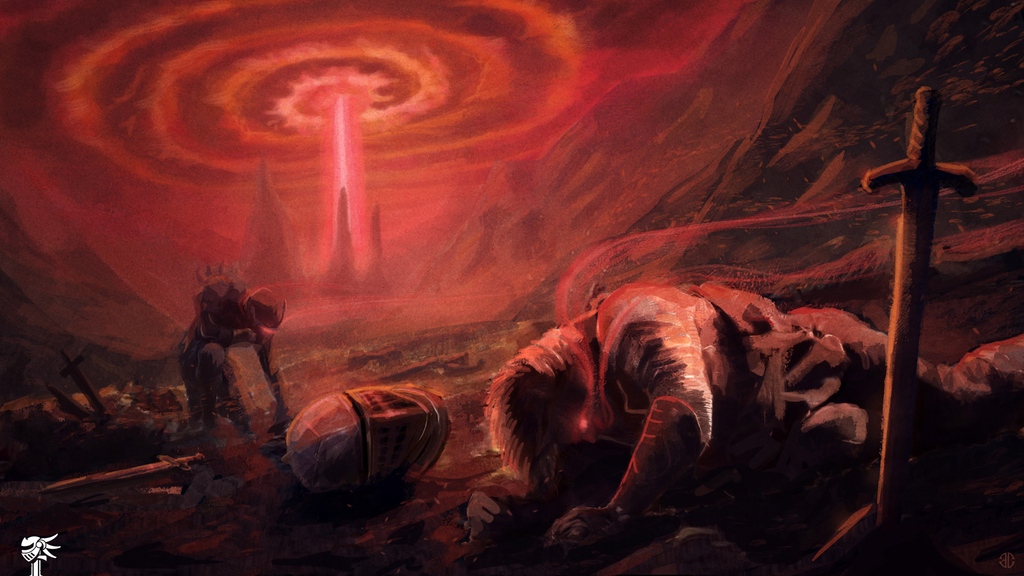 knights_fallen's tweet photo. "We soon learned that when the sky burned red, it was a sign of our doom."

@Alchemist_Dee @KnightsFallout @iii_fallen @FallenKnightIV

#FallenKnights #NFTs #Solana https://t.co/jyjwfYWuxF