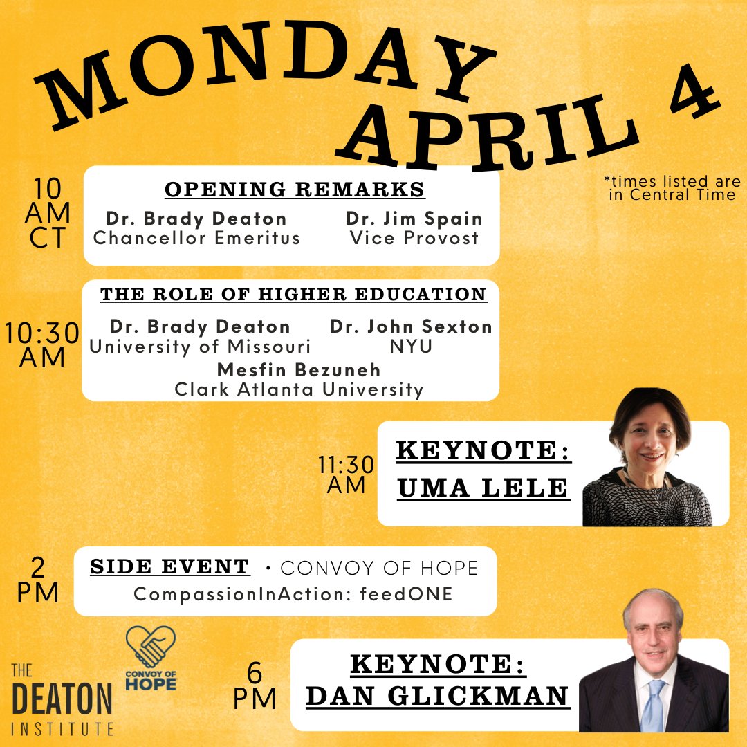 DeatonInstitute's tweet photo. today's lineup at #WithinReachNoPoverty featuring @umalele + @USDA Hon. Dan Glickman.

Not too late to register! Visit https://t.co/10boHmaIFb https://t.co/In7QLgxlNu