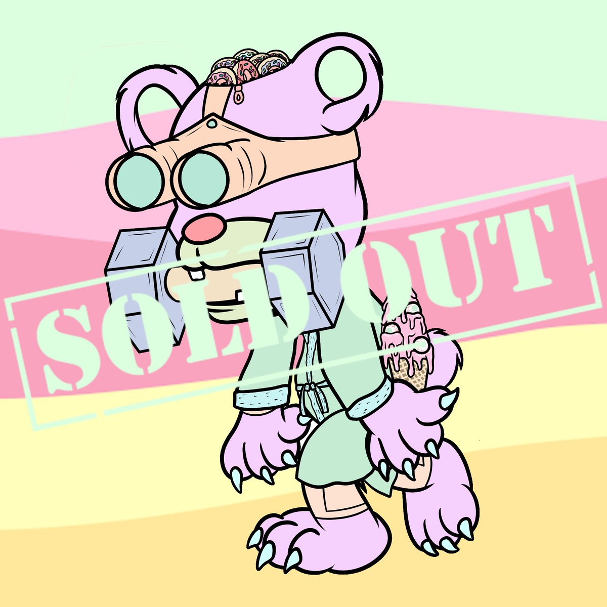 SOLD OUT.

Congratulations everyone who managed to mint. 

If you missed out you can now buy one on OpenSea
opensea.io/collection/twi…

#TwistedBears #NFT