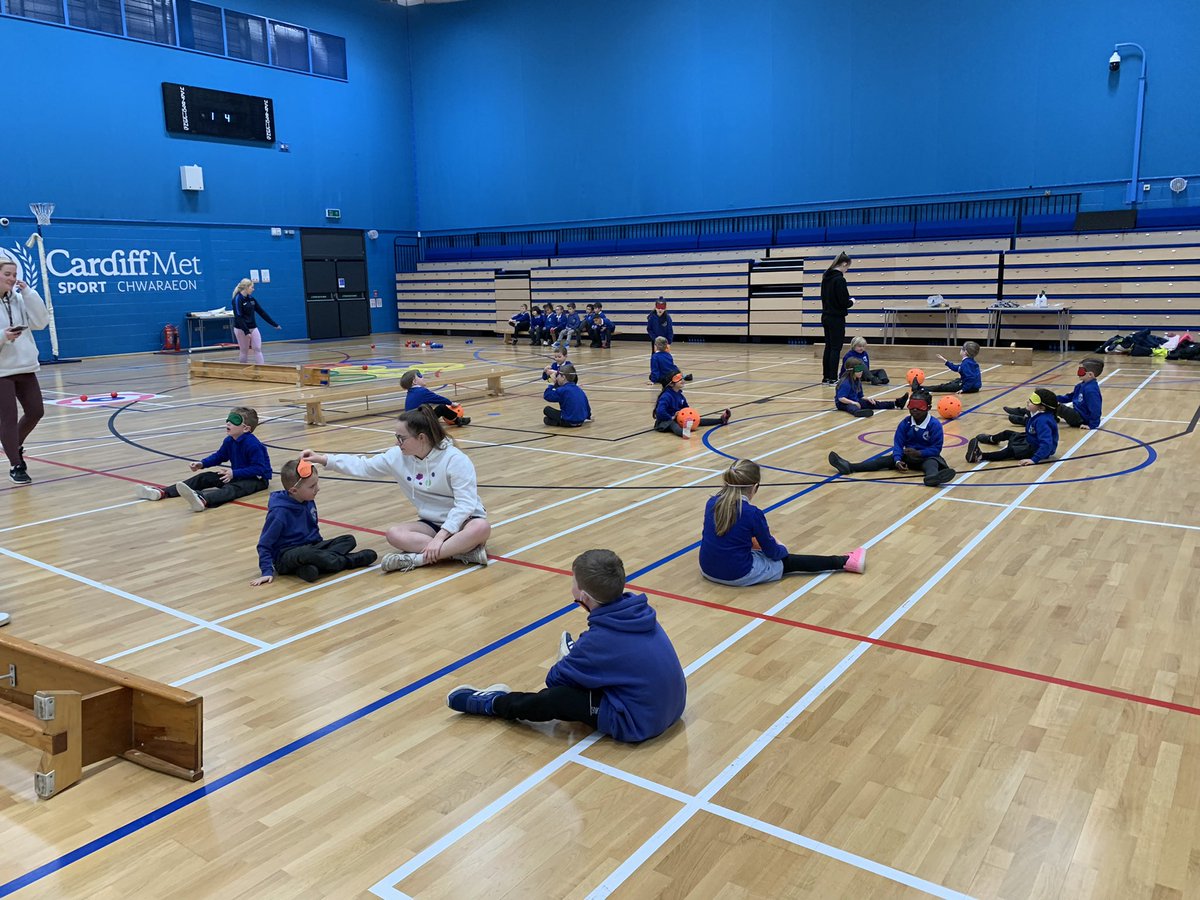 CoedGlas2027's tweet photo. Year 1 had an amazing day at @cardiffmet with @SportCardiff learning about different disability sports and the challenges they may face when playing sports. The coaches were fantastic and the children went away understanding the importance of inclusivity in sports. Diolch! https://t.co/W4Bx0DN2VN