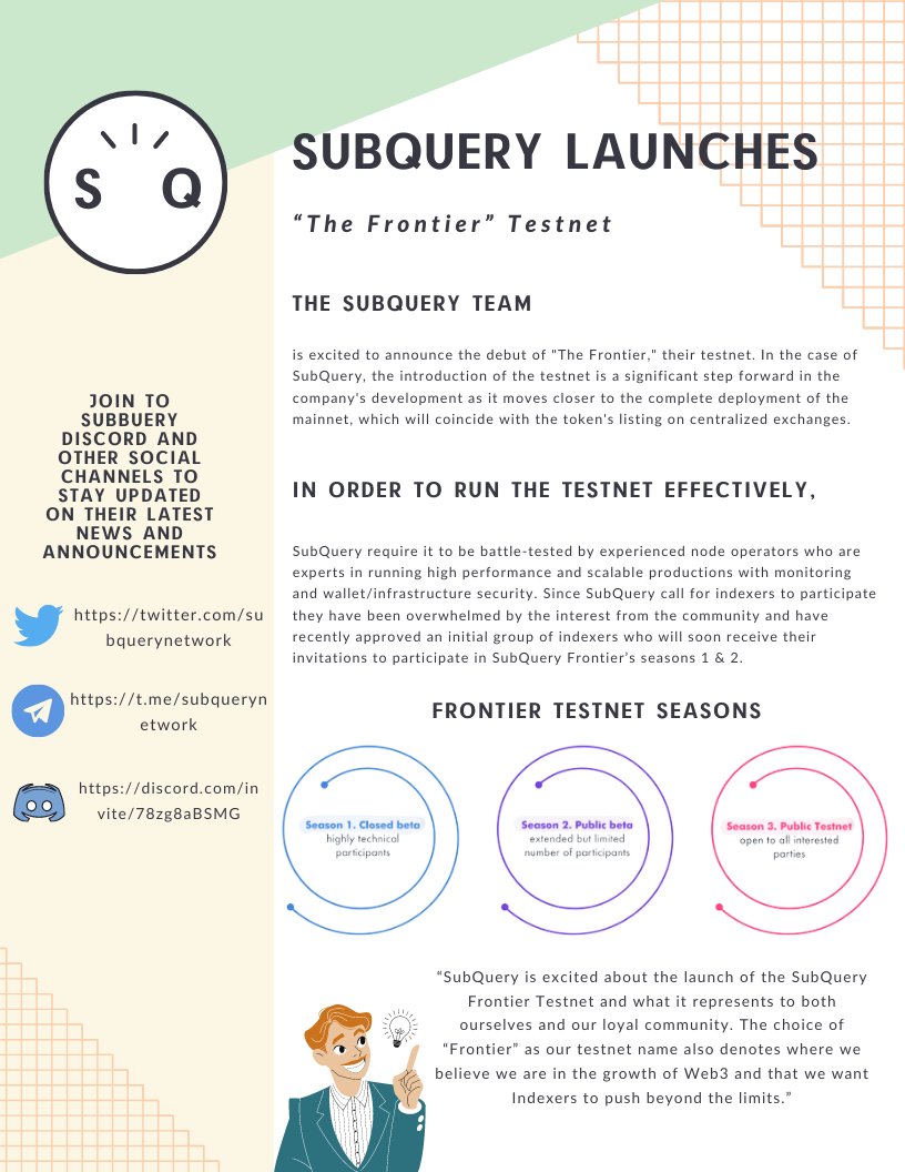 Alexongotos1's tweet image. Exciting news from @SubQueryNetwork #SubQueryApril