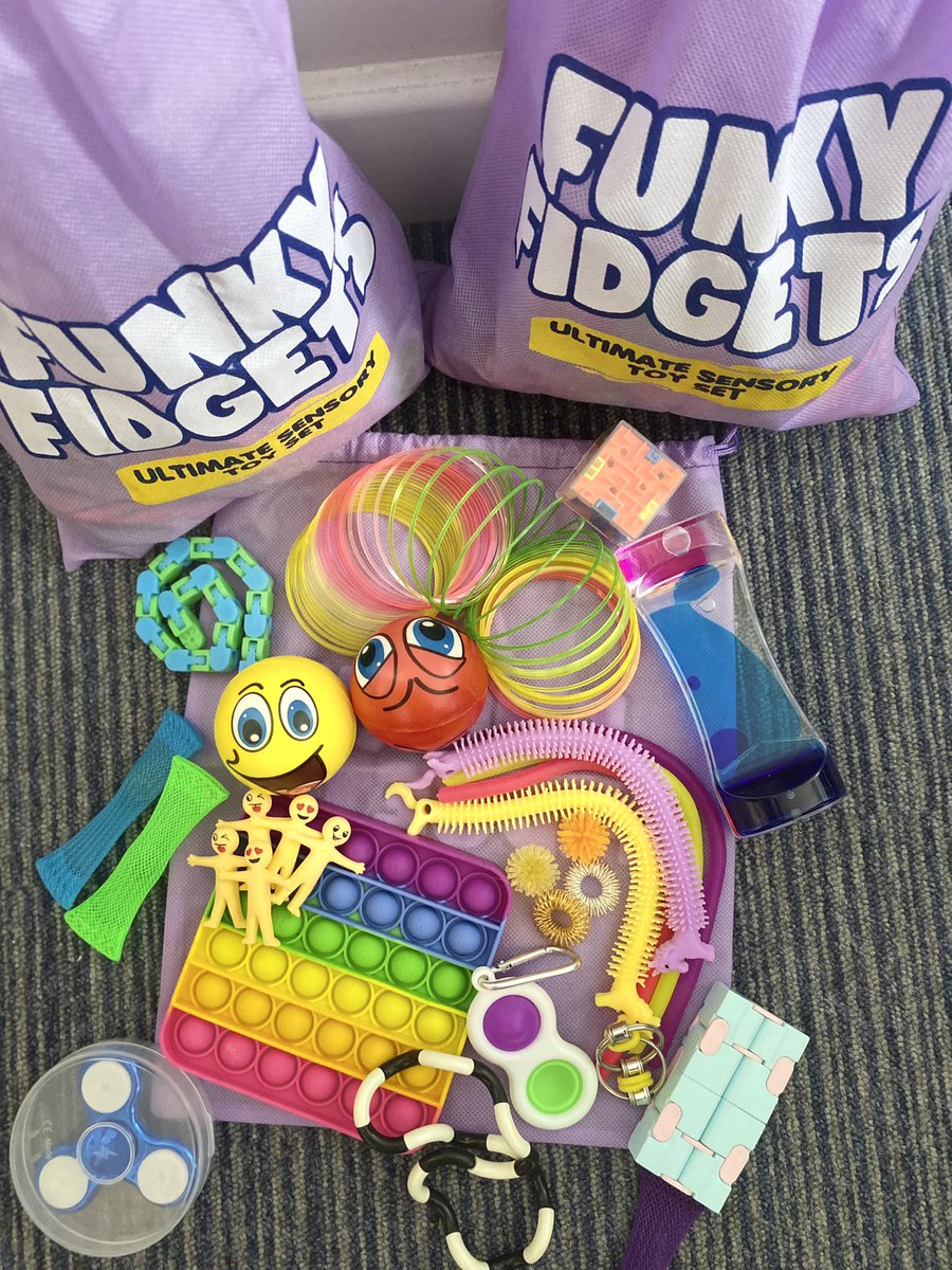 LucyMarrow2's tweet photo. Our sensory / distraction packs have arrived at @UHNM_NHS and are ready to be loaned out to wards / departments #ReasonableAdjustments #SensoryNeeds #DistractionTools @UHNMVPT https://t.co/QvVc2yjlaD