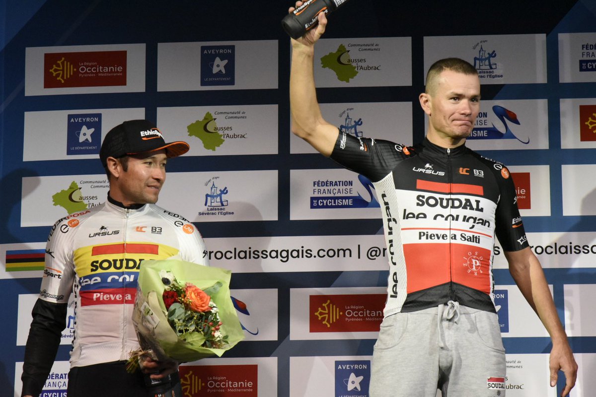 Another fantastic day for @soudal_leecougan and #ursuscycling: <a href="/medved8383/">Medvedev Aleksei</a> and @leonardopaez1mtb are together again on top of the podium in @roc_laissagais, 95 Km and 5 hours under the snow ❄️ 

#ursuswheels #mtb #mtblife #mtbmarathon #mtblove #mountainbikes #mbwheels
