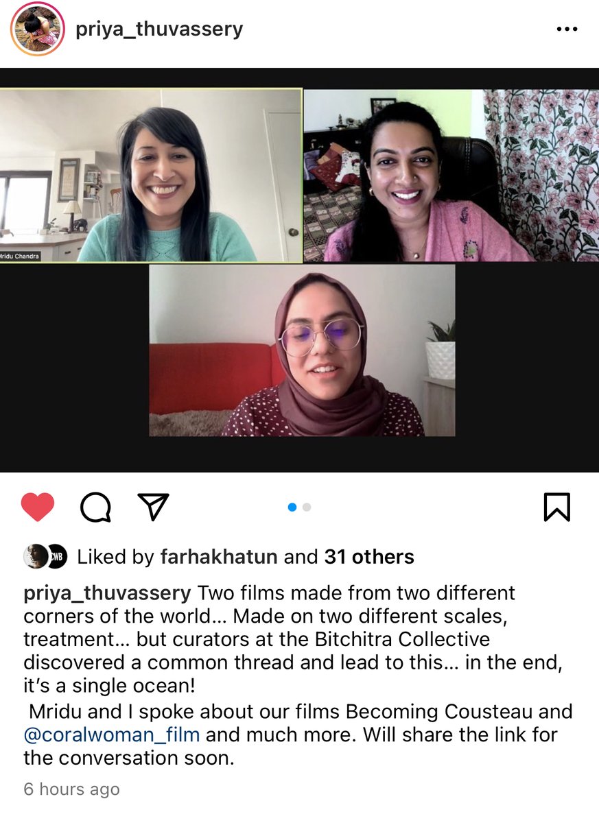 Thank you to <a href="/PRIYATHUVASSERY/">PRIYA THUVASSERY</a> and <a href="/MriduChandra/">Mridu Chandra</a> for kickstarting the inaugural episode of our new conversational series LET'S TALK. Featured here is also BC organizing team member <a href="/ZainabSultan/">Zainab Sultan 🤍</a>.  We look forward to sharing the recording soon!