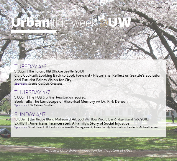 UrbanUW's tweet photo. Over the next two weeks, learn about Seattle’s civic history, discuss the role of museums and memorial culture, and reflect on local Japanese-American history.

https://t.co/Pl8zZHTJxY https://t.co/7aqG9b0nKP
