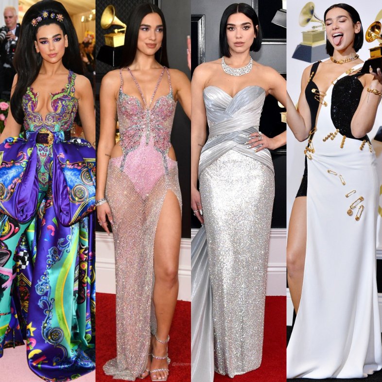 addictionlipa's tweet photo. dua lipa in versace https://t.co/pzZQuczXih