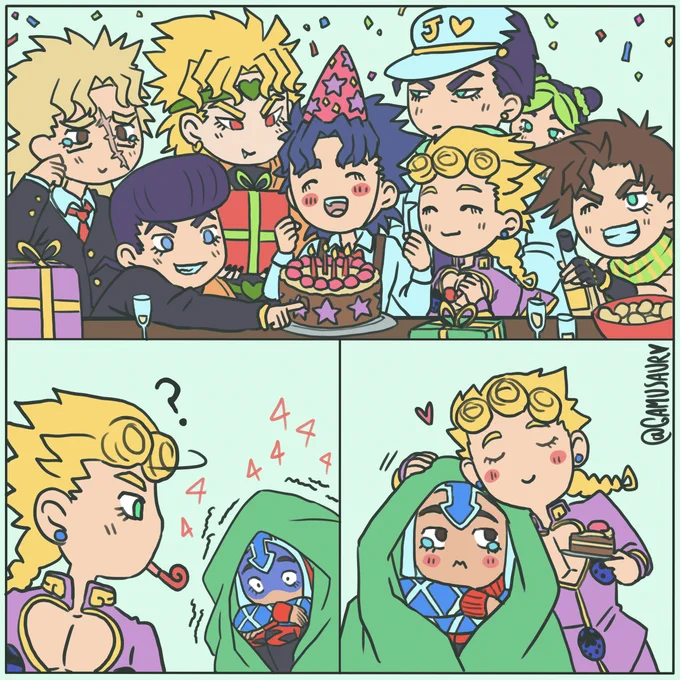 It's Jonathan brithday and worst day of the year for Mista :D✨
Two old comics today, I have no time ;w; enjoy ♥️
#JJBA 