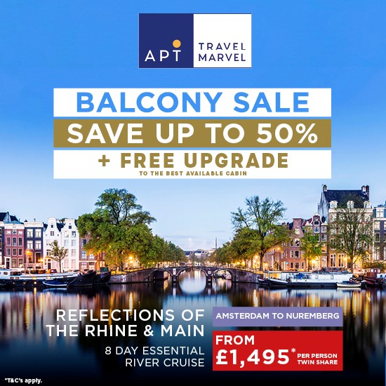 Don't forget, book our 8-day Reflections of the Rhine &amp; Main, or 9-day Delightful Danube departing in May-August 2022, and your customers can be cruising aboard one of our new ships and save up to 50% + receive a free cabin upgrade to the best available cabin
📞Call 0800 012 6686