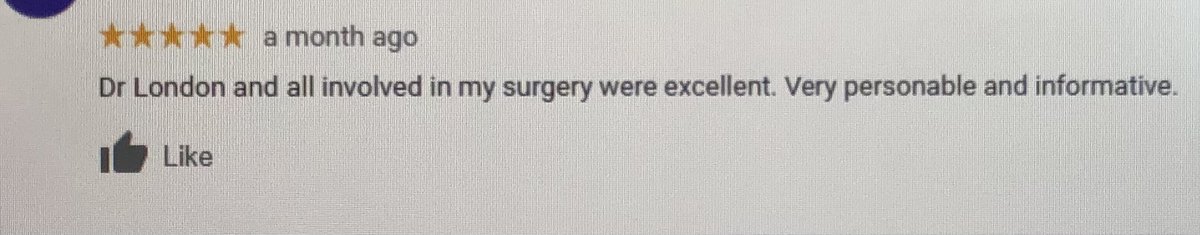 MizzouOrtho's tweet photo. Thank you for the nice review of Dr. London (@HandDoctorDan). We love hearing from our patients! @muhealth https://t.co/42pPXMMDi5
