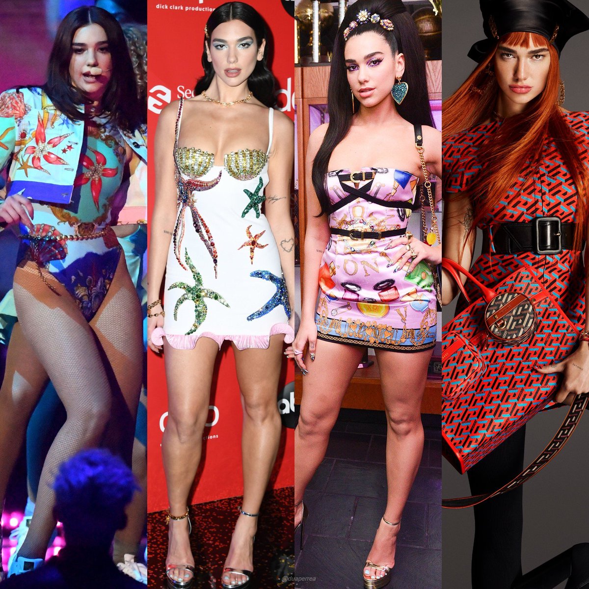 addictionlipa's tweet photo. dua lipa in versace https://t.co/pzZQuczXih