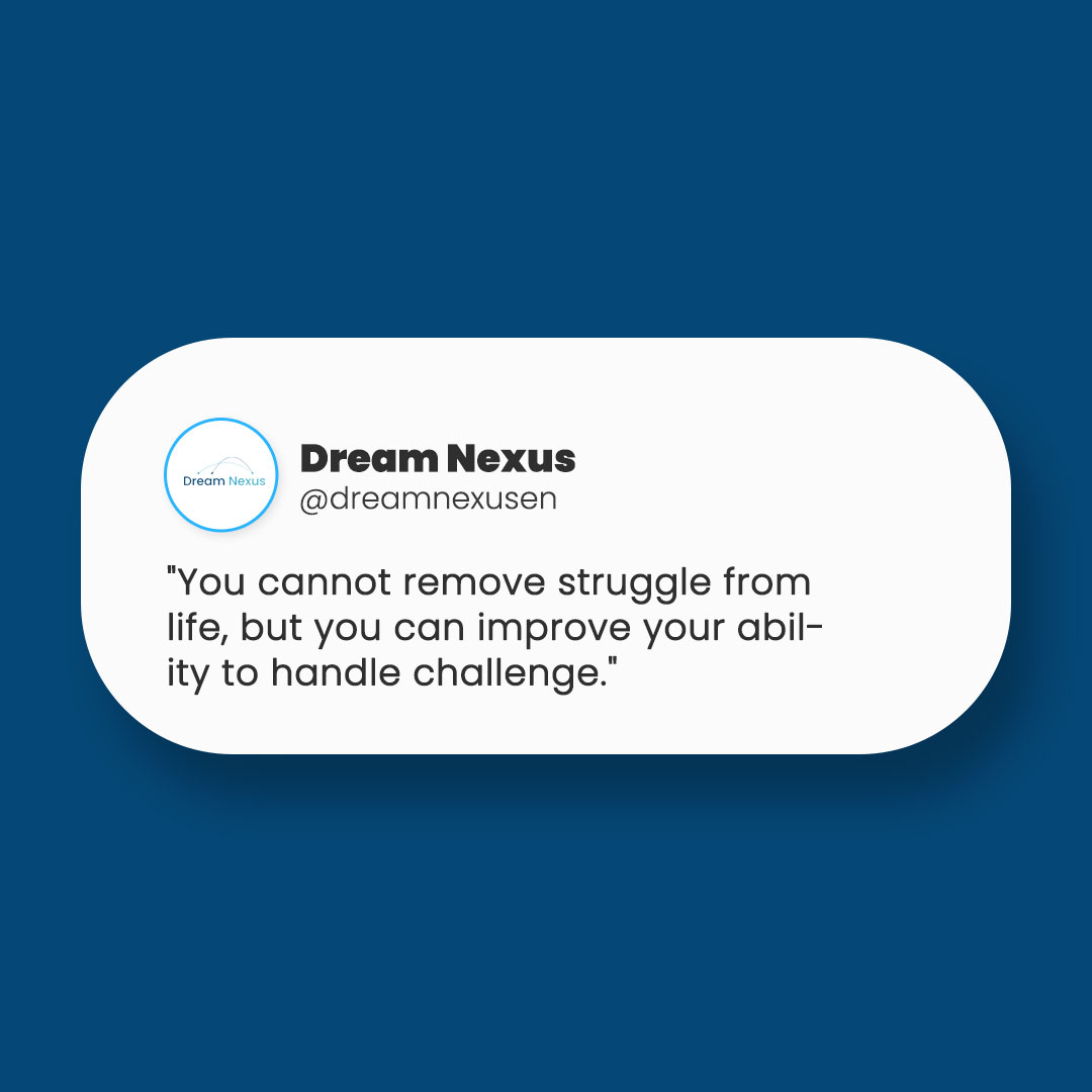 "You cannot remove struggle from life, but you can improve your ability to handle challenge." –<a href="/JamesClear/">James Clear</a>

I would add that you can also learn more about yourself and choose to seek more struggles with the intent to grow more.
.
.
.
.

#life #startup #developers #developerlife