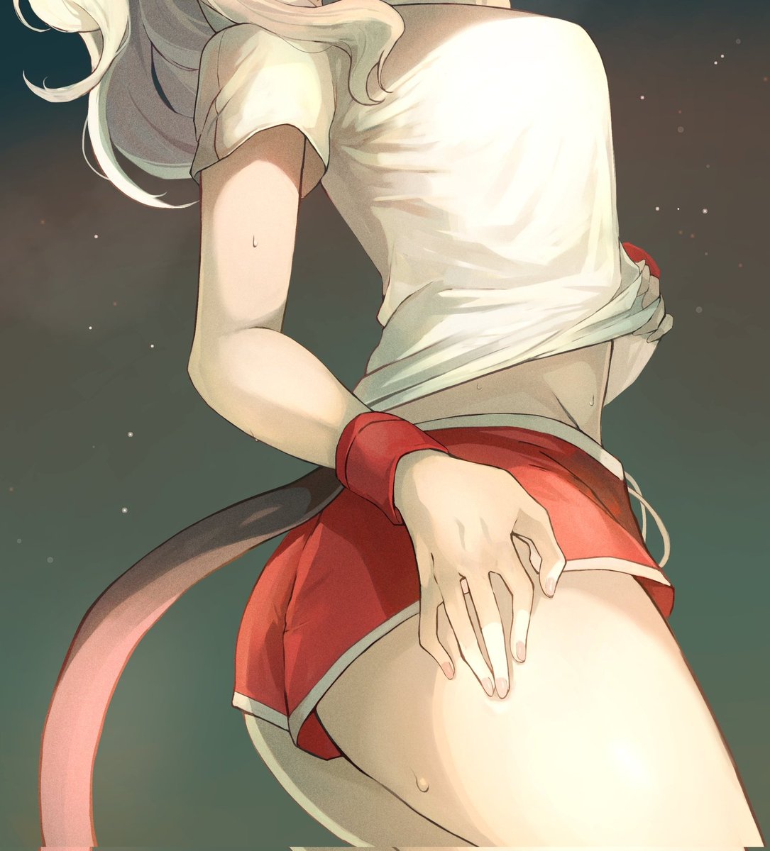 𝐌𝐨𝐝𝐞𝐮𝐬 𝐬𝐚𝐰 𝐭𝐡𝐞 𝐚𝐧𝐠𝐞𝐥'𝐬 𝐟𝐫𝐢𝐞𝐧𝐝, 𝐰𝐞𝐚𝐫𝐢𝐧𝐠 𝐠𝐲𝐦 𝐠𝐞𝐚𝐫 𝐚𝐛𝐨𝐮𝐭 𝐭𝐨 𝐠𝐨 𝐭𝐨 𝐭𝐡𝐞 𝐠𝐲𝐧 𝐧𝐞𝐚𝐫 𝐛𝐲

`` 𝐇𝐞𝐲 𝐀𝐳𝐚𝐳𝐞𝐥 𝐰𝐡𝐚𝐭 𝐲𝐚' 𝐠𝐚𝐭 𝐭𝐡𝐞𝐫 𝐇𝐮𝐧~? ´´  ´´