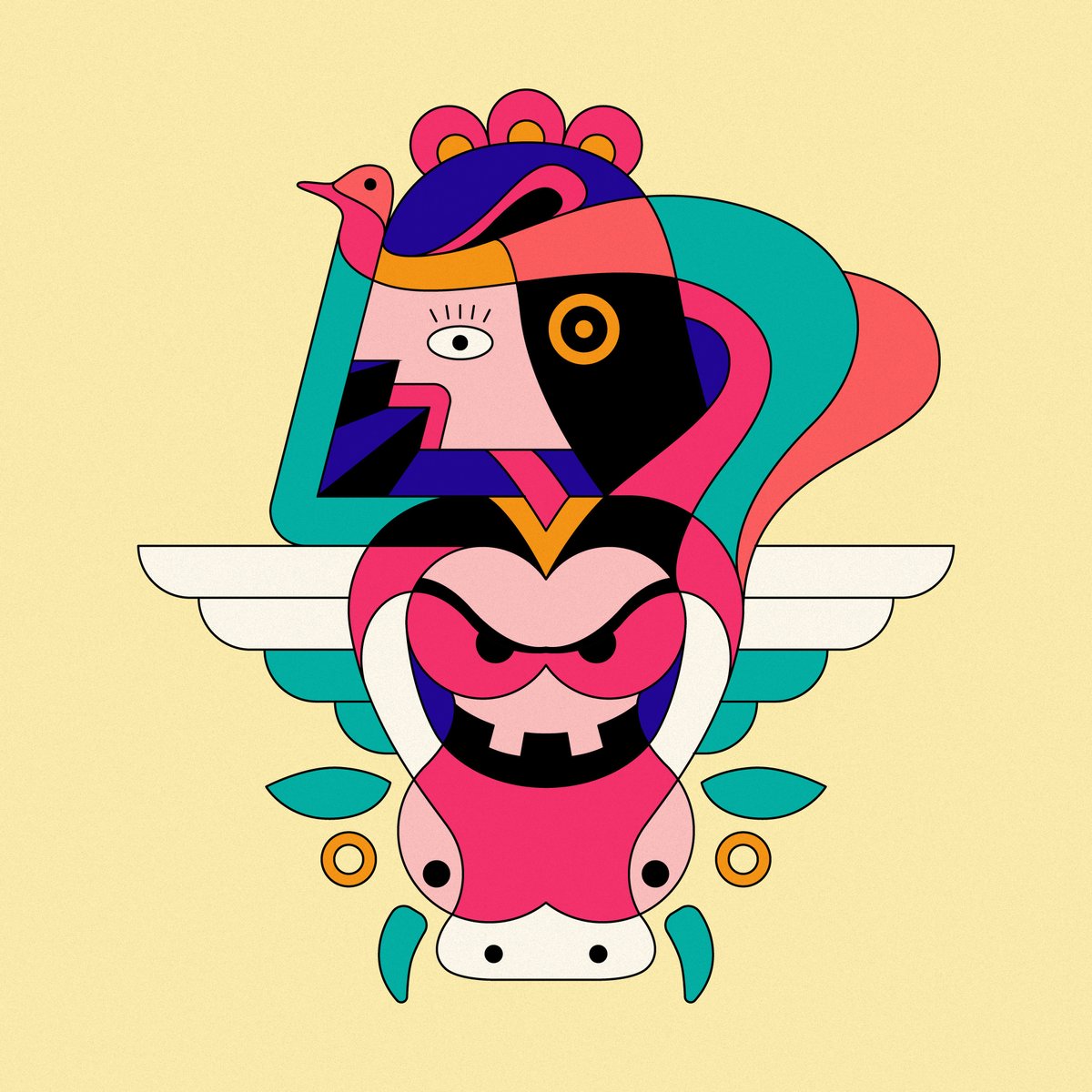 The Myth of the Flying Bull is just made up by RuNFT but it's also very real if the Mob Monkiez choose to believe in it. 

May it manifest great contentment in our lives and for everyone who catches a glimpse of it.