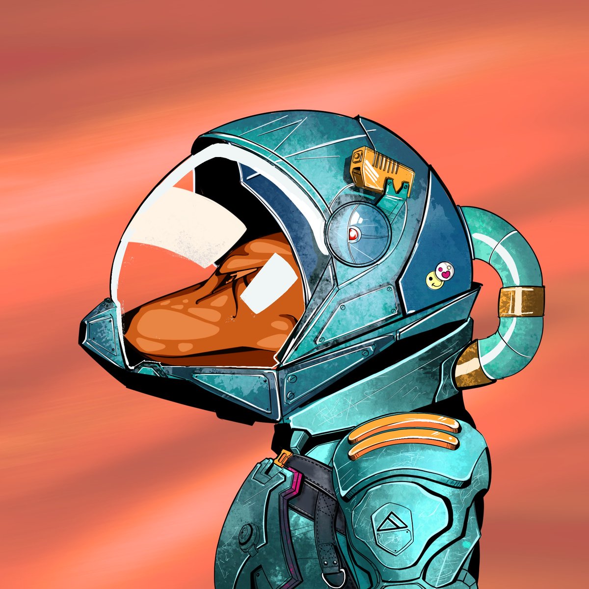 Anubis on Mars. Check out my NFT listing on OpenSea! opensea.io/assets/matic/0… via <a href="/opensea/">OpenSea</a> #NFT #NFTs #NFTartist