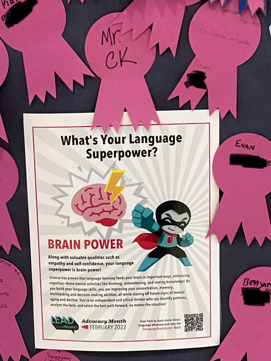 Buffett Middle started celebrating “World Language Week” by finding our “language super power”! #WeAreBuffett #WorldLanguageWeek @NDE_WorldLang @BuffettMagnet <a href="/OmahaPubSchool/">Omaha Public Schools</a> <a href="/actfl/">ACTFL</a>