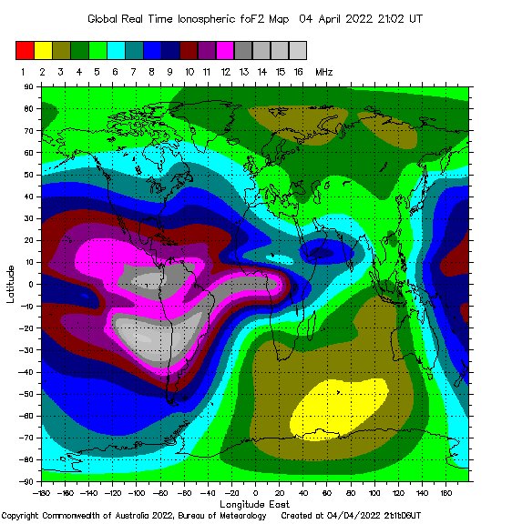 Global Optimum NVIS Frequency Map Based Upon Hourly Ionosphere Soundings via https://t.co/6WcAAthKdo #hamradio https://t.co/IqpkAbRJX9