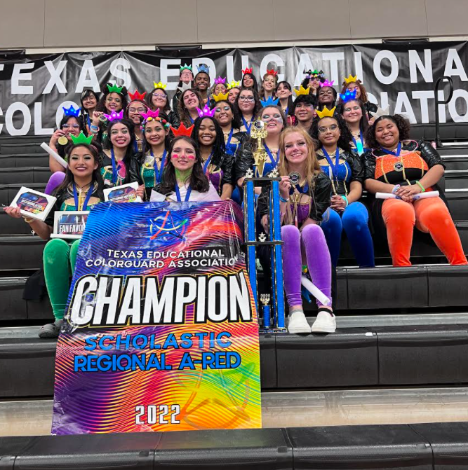 NISD's tweet photo. Our high school colorguard teams made us proud as they shined at state competition! We've even got new state champions and runners up! Congrats to all our teams and their coaches- https://t.co/mqrxFFm1GF #NISDFamily https://t.co/qqM09U1tbh