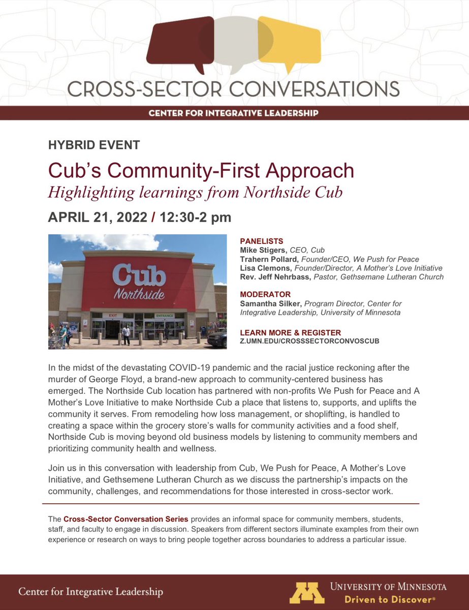 CamdenPromise's tweet photo. Join us in this conversation with leadership from Cub, We Push for Peace, A Mother’s Love Initiative, and Gethsemene Lutheran Church as we discuss the partnership’s impacts on the community, challenges, and recommendations for those interested in cross-sector work. https://t.co/zfeMxMlSNt