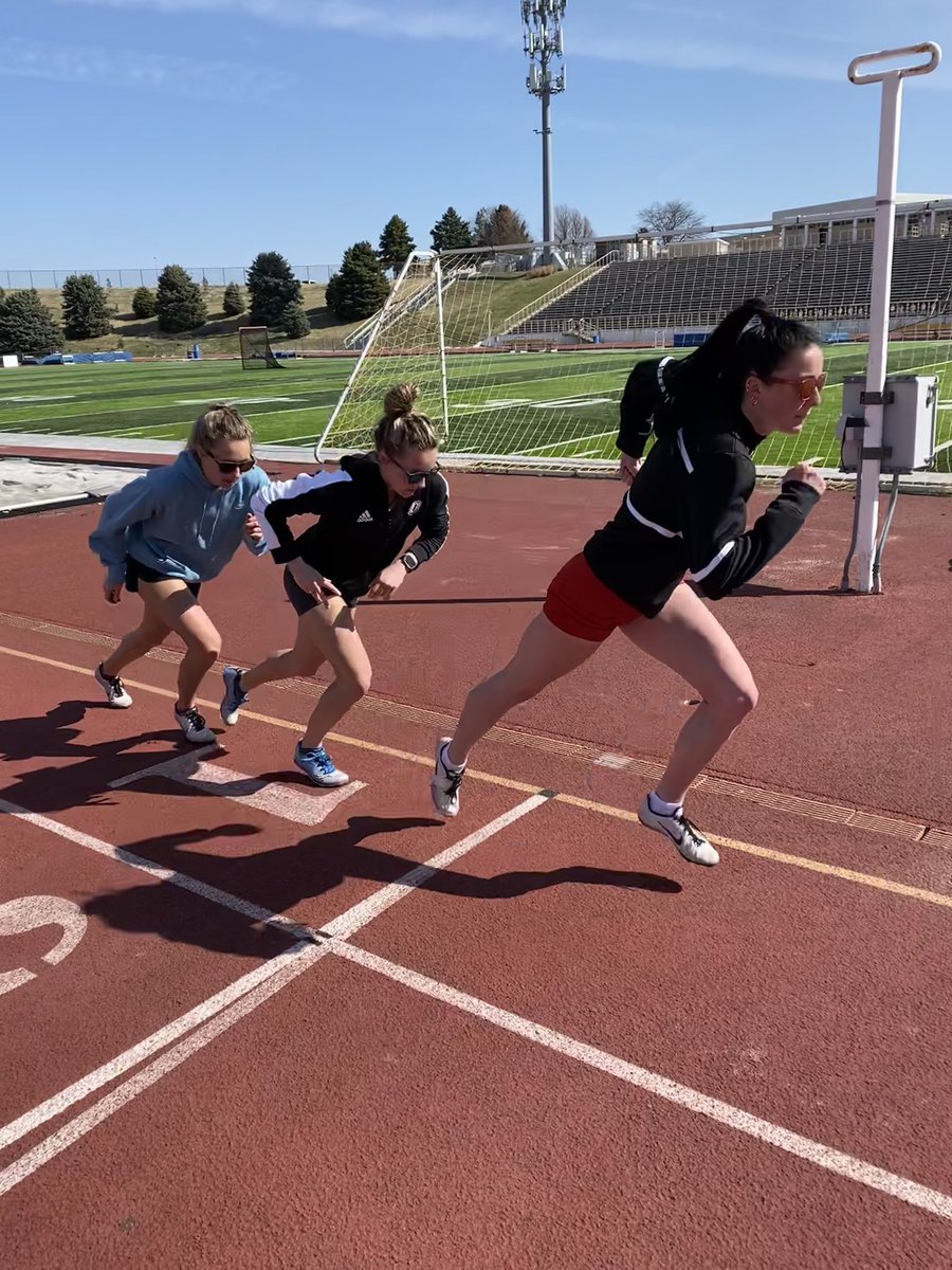 Today we got better, together 🤘

Strong women taking up space. Love this team! Outdoor season in full swing! #empowerher 🥳👑