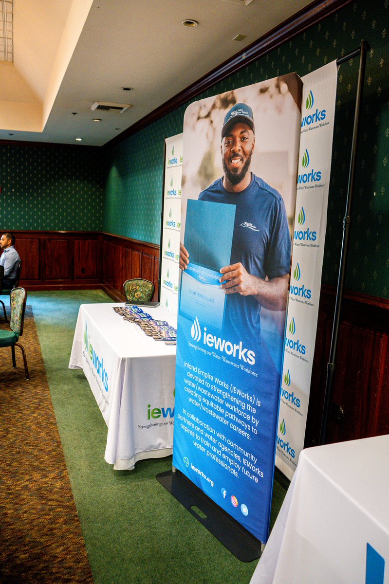 IEWorks1's tweet photo. … as well as organizations about the work we are doing in the Inland Empire to prepare our water workforce with a localized approach that centers frontline communities. #IEWorks https://t.co/PywIzSmODk