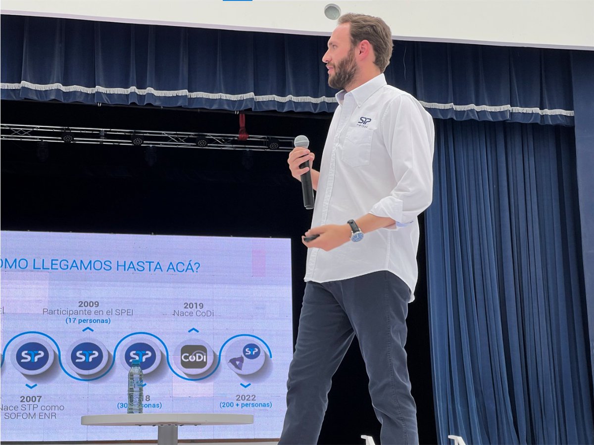stpfintech's tweet photo. ¡Estamos agradecidos de haber participado en las #MetaTalks, organizadas por @sum_ags, @TecdeMonterrey y @UnreasonableMx! Una gran oportunidad para convivir con emprendedores mexicanos 🚀

Nos dio gusto encontrarnos con grandes aliados como https://t.co/BOajpgfItm y la SEDECO. https://t.co/LJCxlOw2of