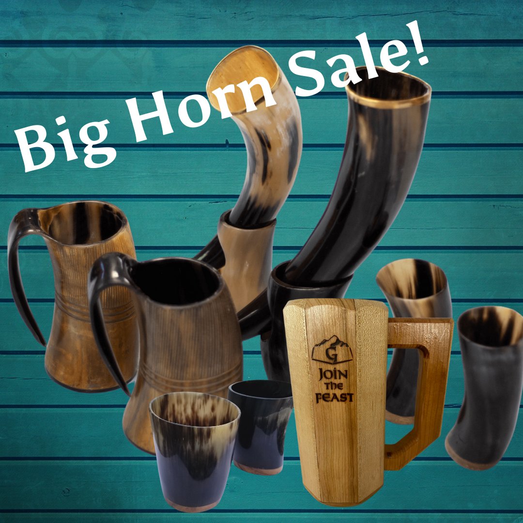 Our BIGGEST Horn Sale Ever 📯

All horns have to go!

This sale ends at 7 PM EST TOMORROW!

>> groennfell.com/collections/dr…