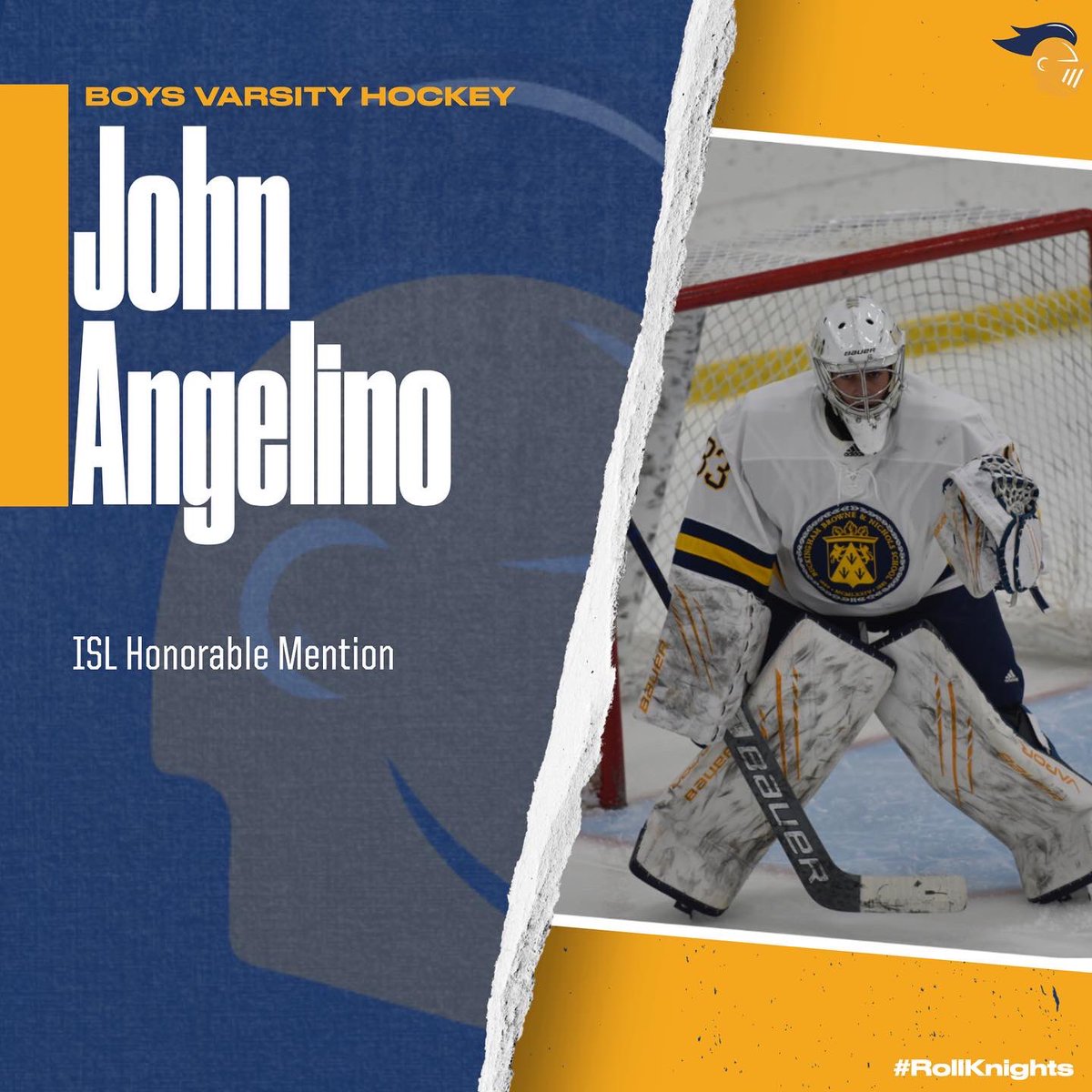 Congratulations to our BVH players who earned individual honors this Winter! #RollKnights