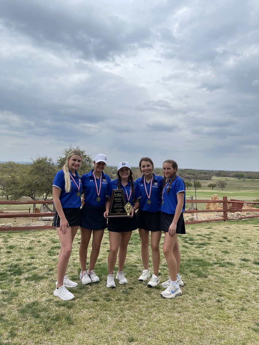 Brock_Golf_'s tweet photo. District Tournament final results: 

Team
Boys Gold: 1st 
Boys Blue: 2nd
Girls: 1st

Individual 
Jayton Vaughan: 1st (77-74)
Kutter Wilson: 2nd (80-78)
Jett Parris: 3rd (80-78) https://t.co/PPbGCDRmyr