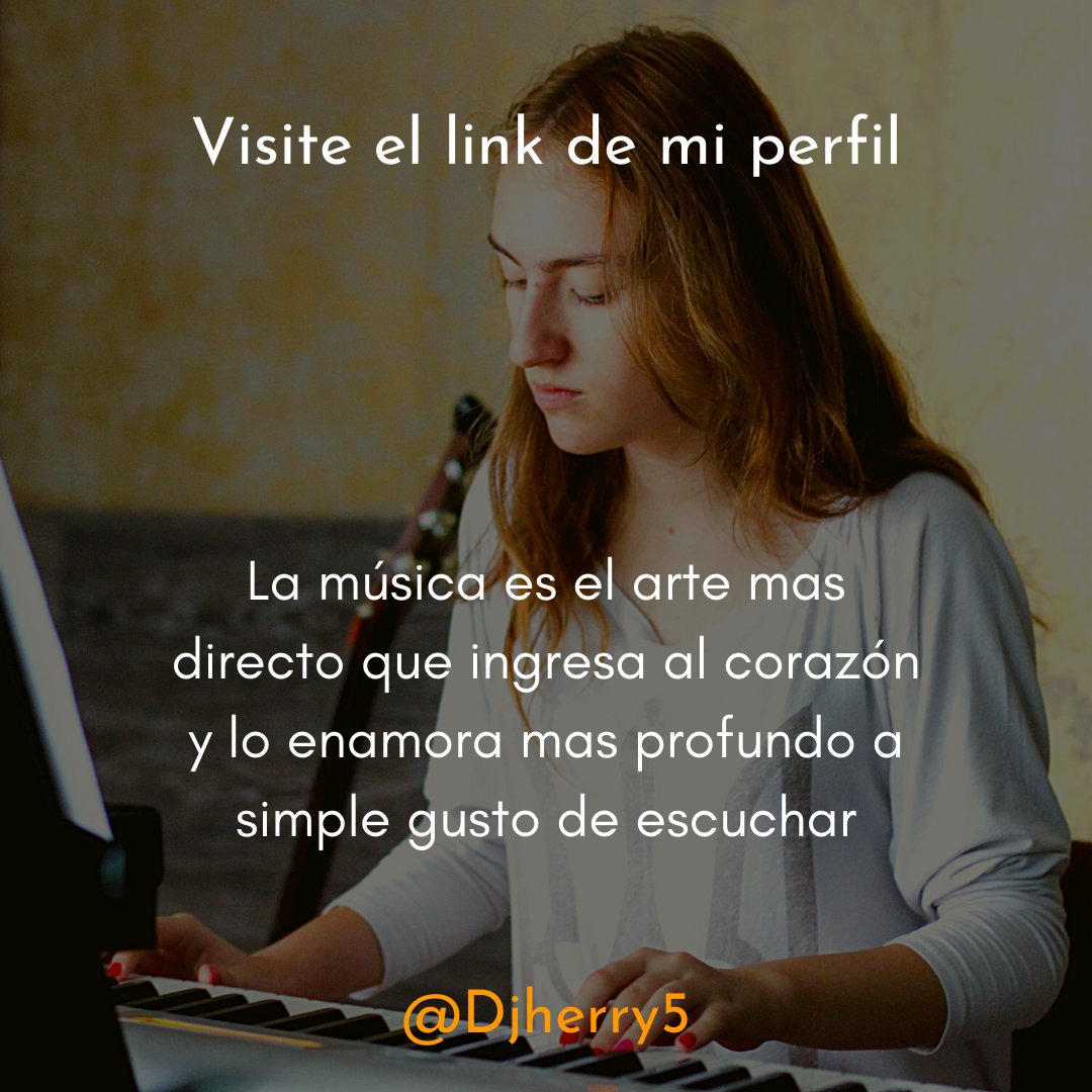 djherry5's tweet photo. La música despierta emociones, despierta tu alegría, y despierta la motivación que llevas dentro por lo que eres, siendo este el momento donde ves que todos están contentos con tus ideas, Visita el link de mi perfil😊
✅Spotify &amp; Amazon Music

#Djherry5 #Spotify #Motivacion #vip https://t.co/uadFTiLswu