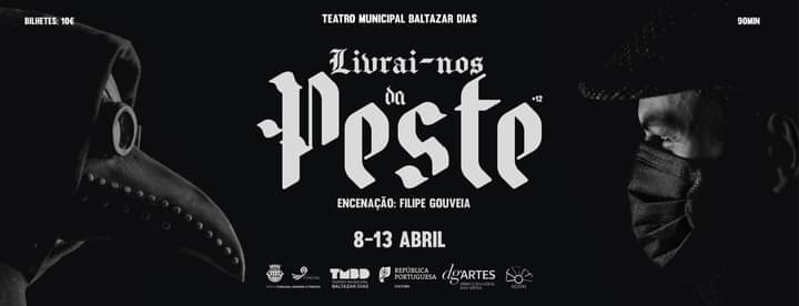 HotelImperatriz's tweet image. Reserve connosco e assista à encenação "Livrai-nos do Peste", que subirá ao palco do Baltazar Dias, de 8 a 13 de abril.

bit.ly/2C1GM9P

#teatrobaltazardias #cultura #ilhadamadeira #evento
#hotelimperatriz #funchal #madeiraisland #winter2022 #film #cinema  #theatre