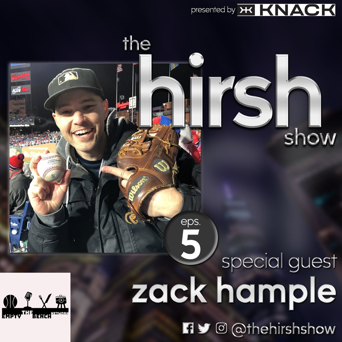 TheHirshShow's tweet image. We're excited to share that @zack_hample joins #TheHirshShow along with @nmorgasenradio of @ETBnetwork for our mid-season finale.

We're discussing the new documentary Zack Hample vs. The World and preparing for a long baseball season. @Zackhamplemovie 

#MLB #YouTube #ZackHample
