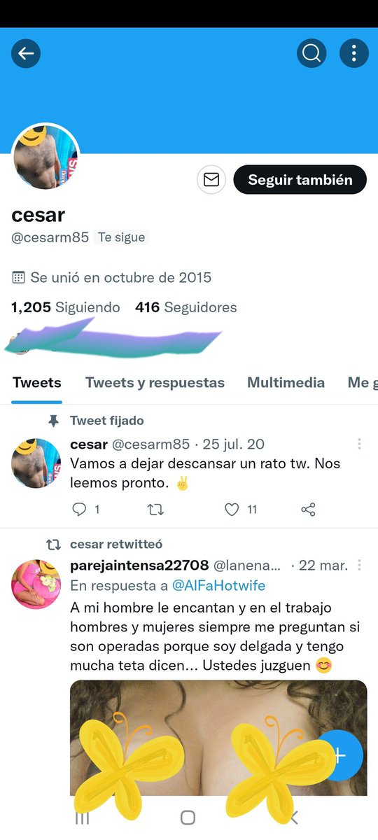 AndreaO65757681's tweet photo. No me interesa el seguimiento de cuentas pornograficas, de lo contrario serán bloqueadas. https://t.co/gCmb0UlZLG
