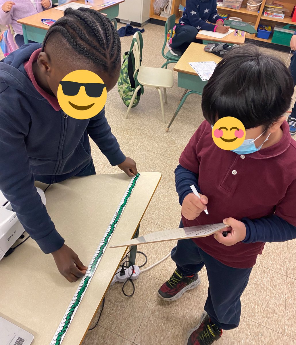 Ms_NatYoung's tweet photo. Measuring items around our classroom that are shorter, longer or as long as our arm length (with string as reference and a non-standard unit of measurement) / recording the data with our partners. #teamwork #SaintDTeam https://t.co/Kx8Cp3KNRJ