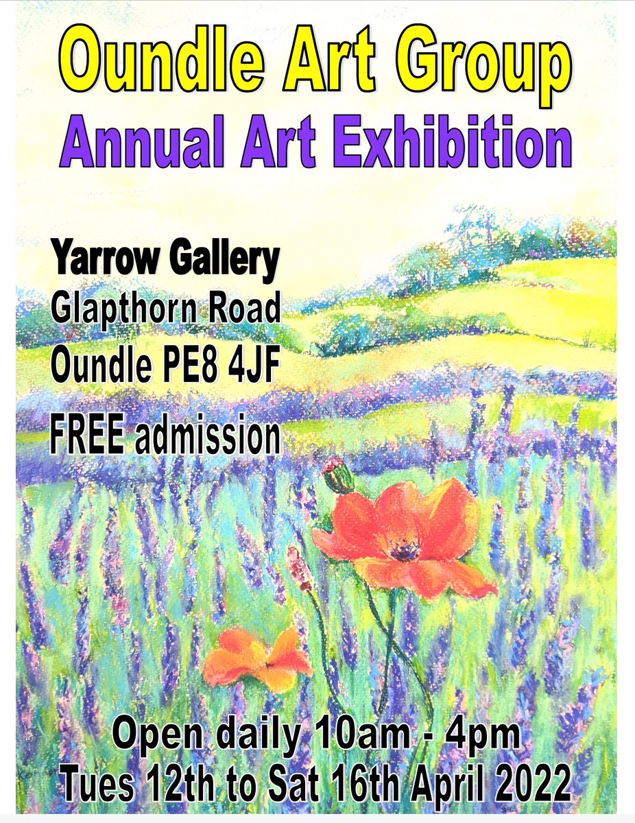 ArtistTamsin's tweet photo. This exhibition is a wonderful opportunity to see the members of the group artwork #oundle#artexhibition#nenevalley https://t.co/lJJeN9md7x