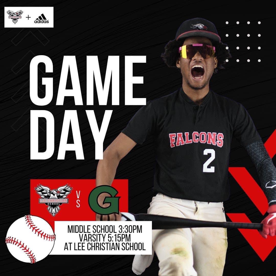 LCS_Falcons's tweet photo. GAME DAY ⚽️⚾️🥎
LCS Softball Away vs @SaintMarysNC 3:30pm
LCS Baseball Home vs @gcscrusaders 3:30pm & 5:15pm
LCS Soccer Home vs @gcscrusaders 3:30pm #GOLCS https://t.co/Gpzxk4ucmq