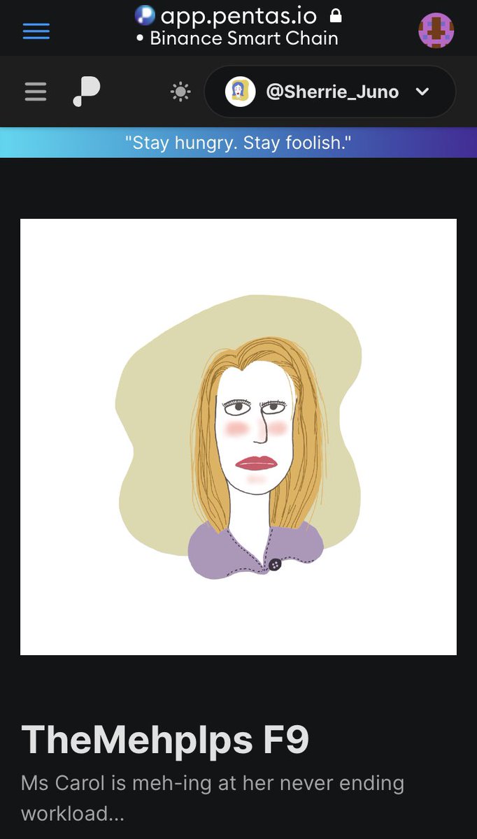Sherrie_Juno's tweet photo. Ms Carol is meh-ing at her never ending workload!
She wished she could call it a night! Hey, if you are still at work in the middle of the night now, you are not alone, stay safe!
#meh #TheMehplps #nftart #NFTCollection #pentasian #ArtistOnTwitter #stillatwork #goodnight https://t.co/33bC8j4qrY