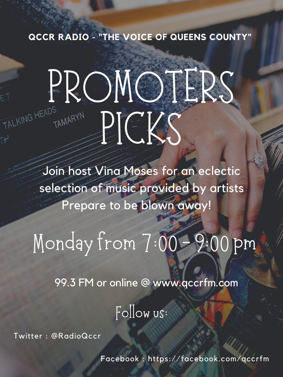 A country feel on tonight's Promoter's Picks show for sure. Awesome tunes from <a href="/eliasjames/">Elias James</a>, Islander Nolan Compton, Isabelle Caskernette (a teenager!), Nova Scotia's <a href="/paulrandymingo/">Paul Randy Mingo</a>, Katy Topham, <a href="/MarshallPotts1/">Marshall Potts Music</a> and more! Join Vina Moses at 7:00 pm.  @TophamKaty; <a href="/ncomptonmusic/">Nolan Compton</a>