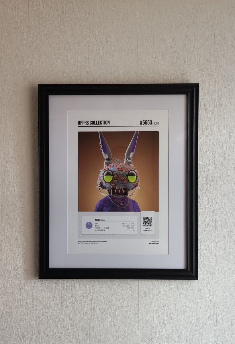 tokenprintnft's tweet photo. @tommygun_46 @HPPRSWRLDWDE Looks mighty fine on paper too 😍 https://t.co/tl5hIQxf6w