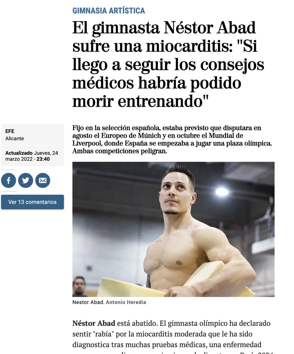 AbogadoDiabIo's tweet photo. Parece que hasta los deportistas de alto nivel están empezando a cabrearse con los médicos... https://t.co/oH1drSAlPx