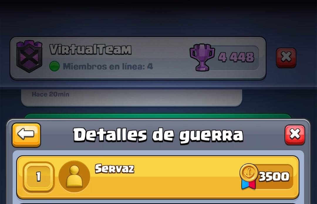 Muchas gracias a <a href="/VirtualTeamCr/">VirtualTeam España</a> y en especial <a href="/Claash_KO/">Toni arjona glez</a> por la confianza y el premio 💸 por quedar primero 💪💪