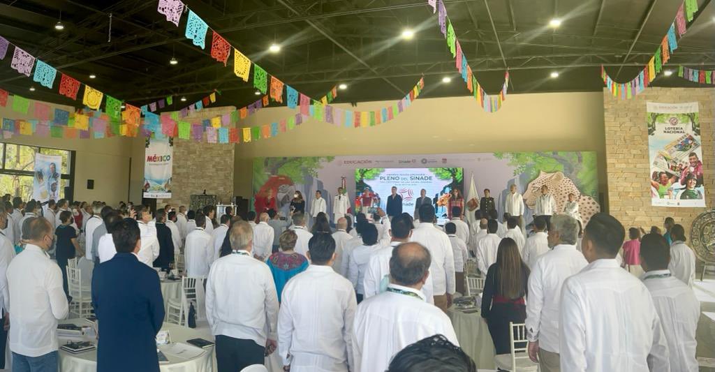 marcohgr's tweet image. #Agenda📔 | Hoy se llevó a cabo la Primera Sesión Ordinaria del Pleno en lo que es el Sistema Nacional de Cultura Física y Deporte (#SINADE) que se está llevando a cabo en San Cristobal de las Casas, @ChiapasGobierno.